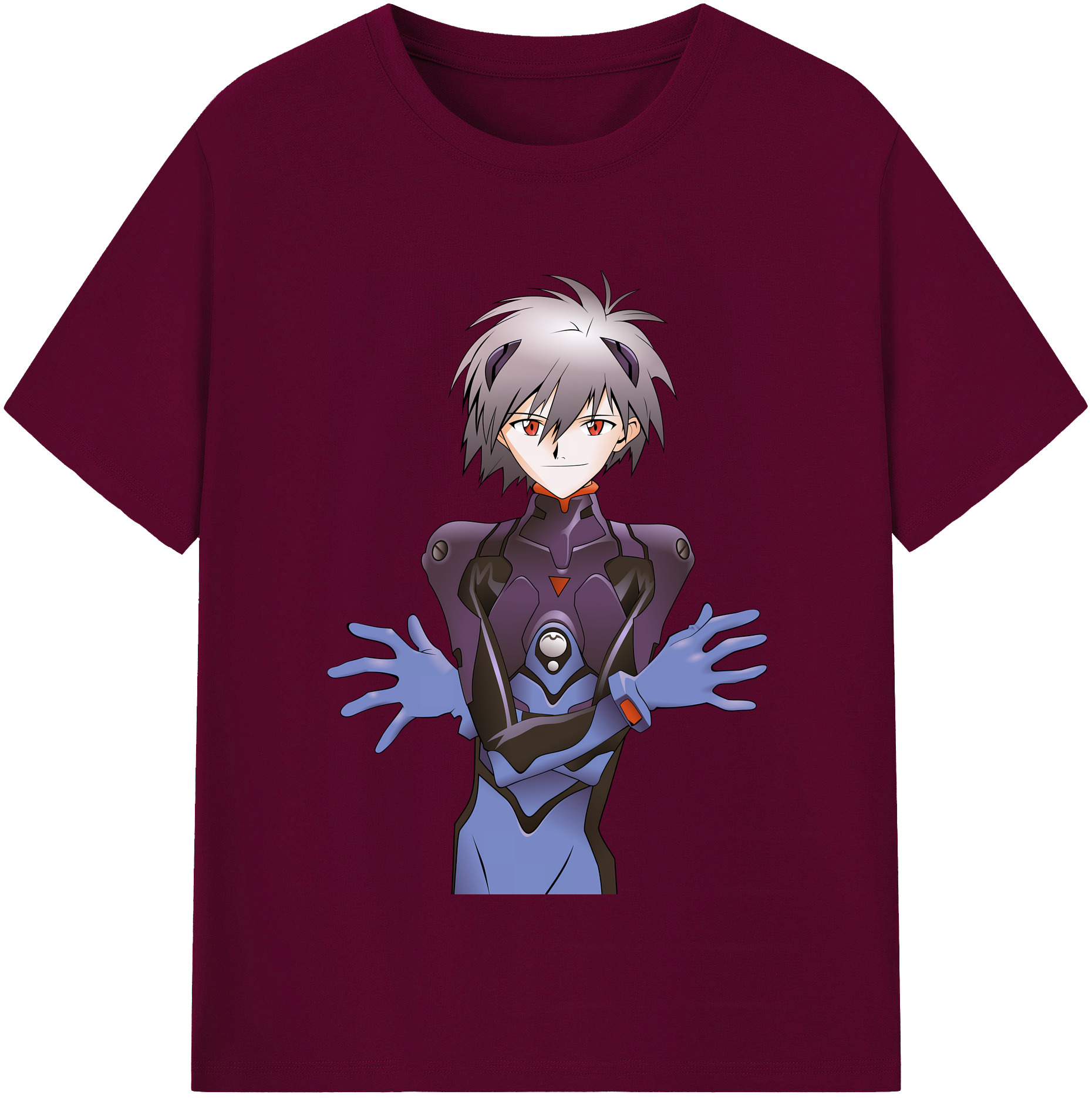 （画像用） EVA 新世紀エヴァンゲリオン レディースカジュアルプリントTシャツ（綿100％）